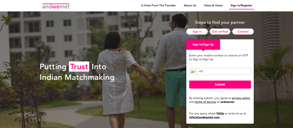New dating service, andwemet hopes to break stereotypes of virtual dating